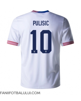 Statele Unite Christian Pulisic #10 Tricou Fotbal Replică Copa America 2024 Barbati Acasa